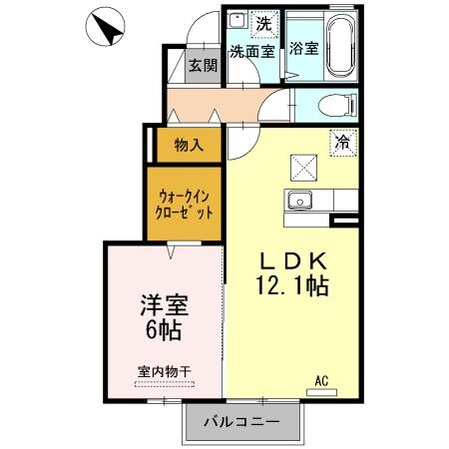 中津駅 徒歩33分 1階の物件間取画像